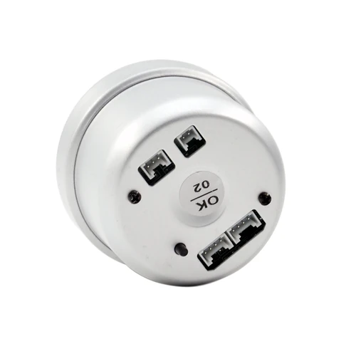 Imagen 2 del producto Medidor de temperatura de agua para motocicleta y coche, medidor de temperatura de 60mm, puntero negro, Motor paso a paso, iluminación roja y blanca