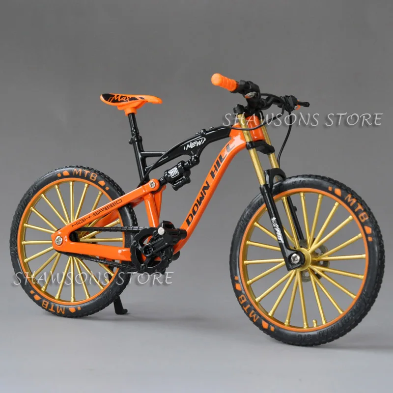 Escala 1:10 Diecast Metal Bicicleta Modelo Brinquedos DH Down Hill Extreme Mountain Bike Réplica Coleções