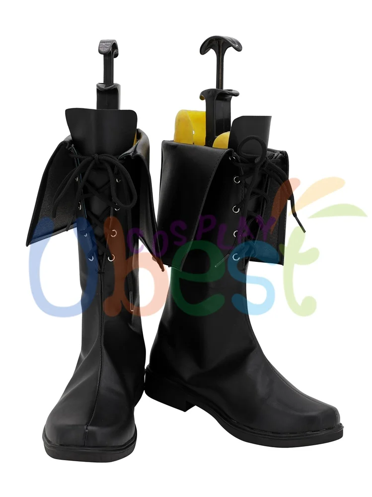 Thancred Waters Shoes Cosplay Final Fantasy XIV FF14 Men Boots