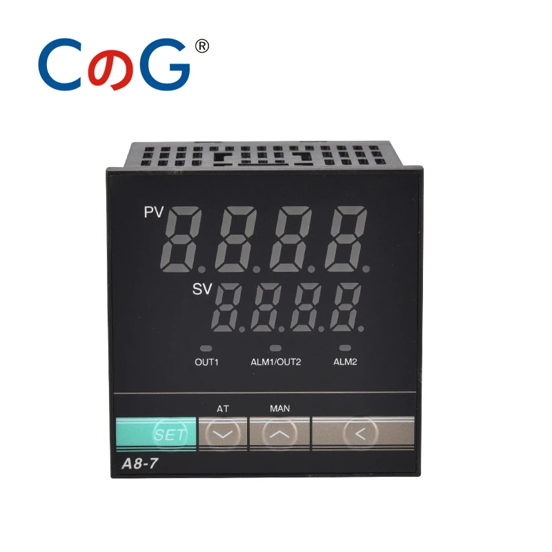 Controlador de indicador de temperatura Digital CG A8-7 PID, 72x72MM, para relé mecánico o SSR