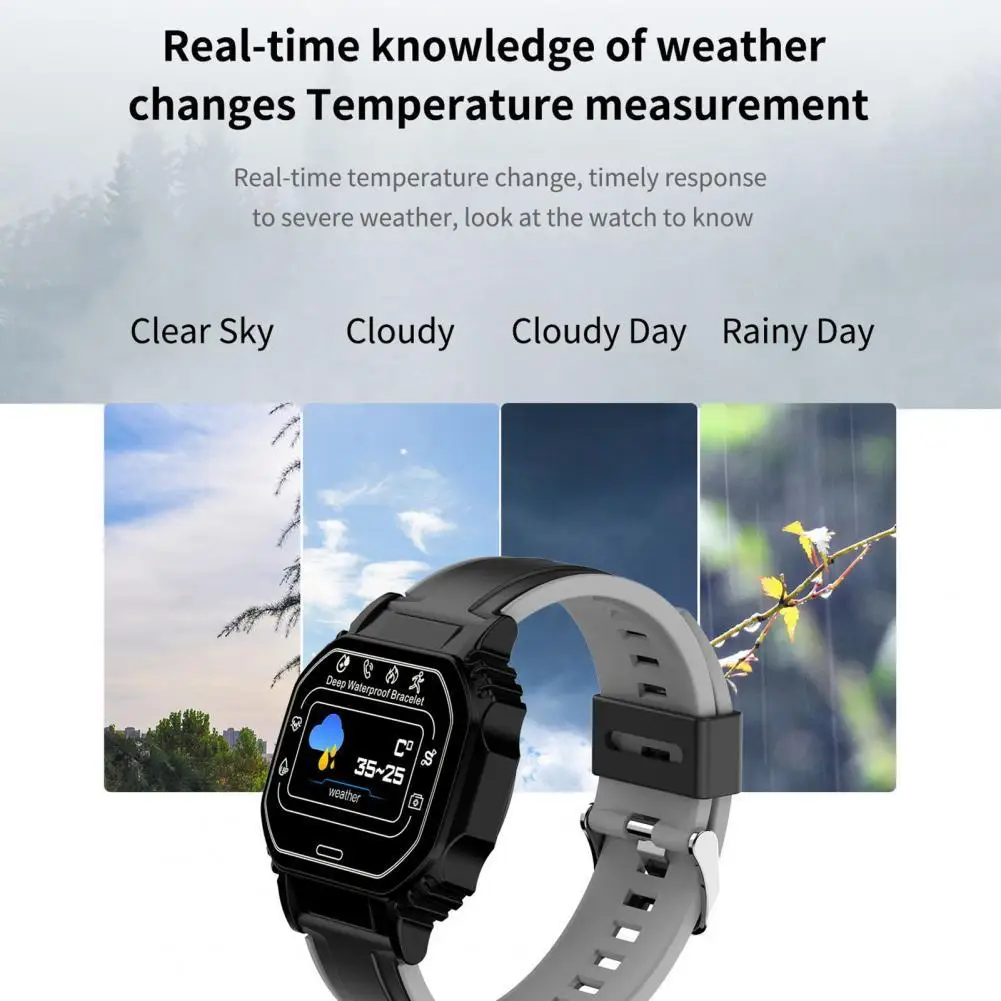 

Waterproof High-quality Multifunctional Smart Wristwatch Widely Compatible Digital Watch Wear-resistant