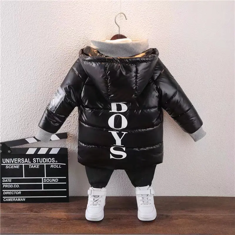 New Children\'s Down Jacket Winter Hooded Outerwear Boys and Girls Warm Jackets Baby Autumn Winter Colorful Coats Clothes