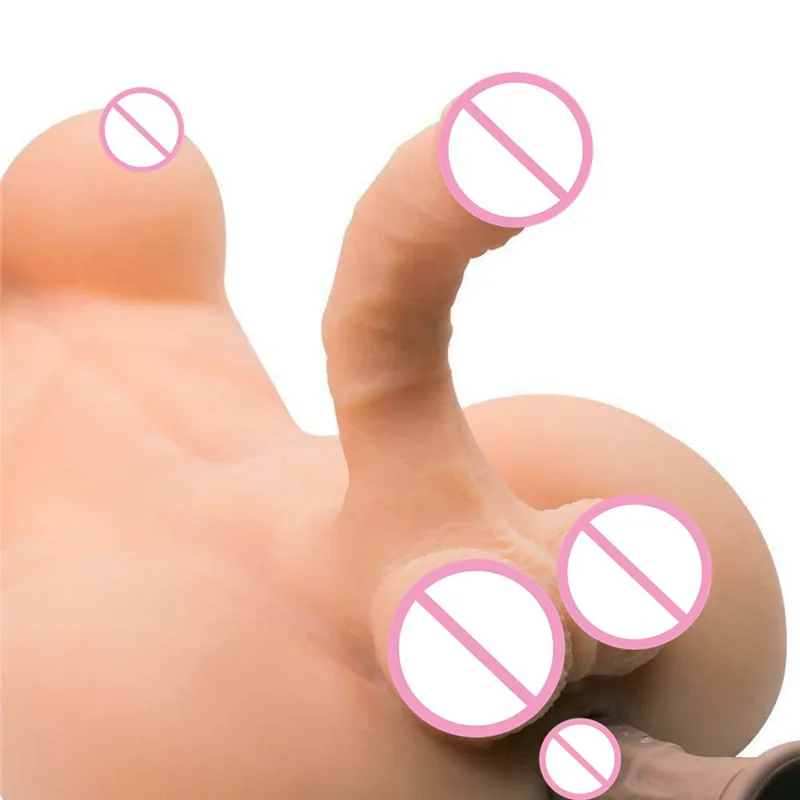 Big Breast Silicone Shemale Sex Toys Doll for Women 18+ Adults Lesbian Gay Dildo Penis Cock Pussy Male Mtuburator Intimate Goods