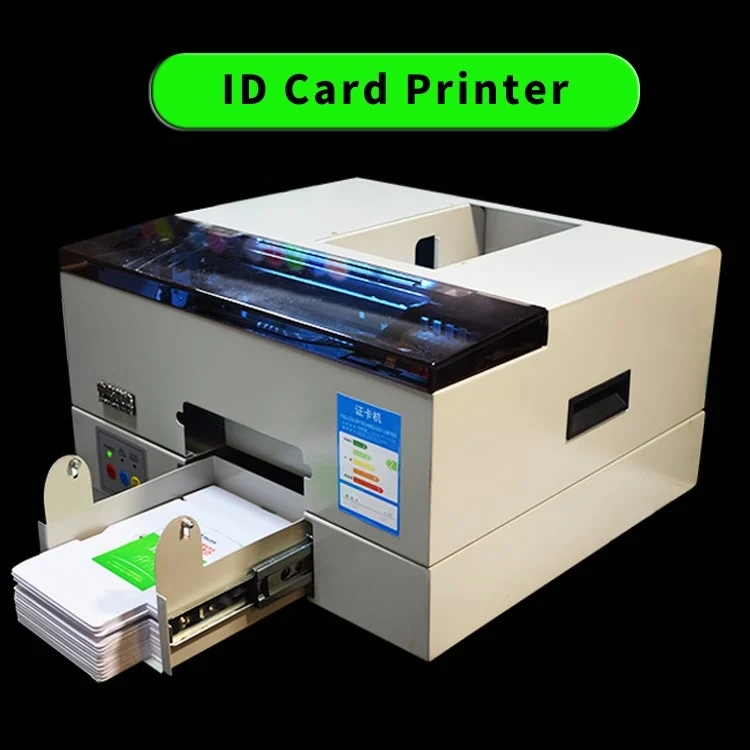 Riferfeel Card Printing Machine Automatic Plastic ID Card Printer Ai Card Printing  System Applications In Inkjet PVC Id Card