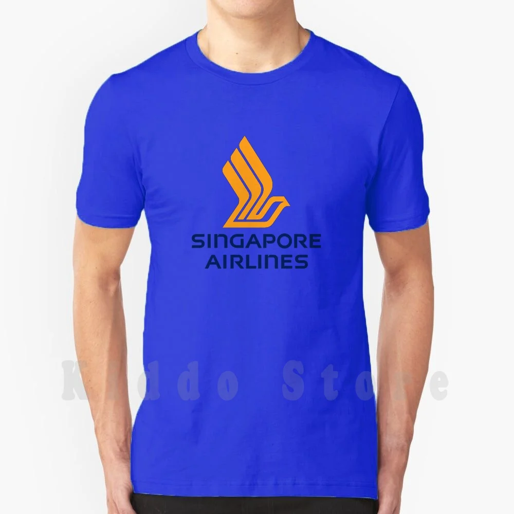 Singapore T Shirt Print For Men Cotton New Cool Tee Boeing Airplain Airplane 737 787 747 777 A380 A320 Logo Boeing Logo Airbus