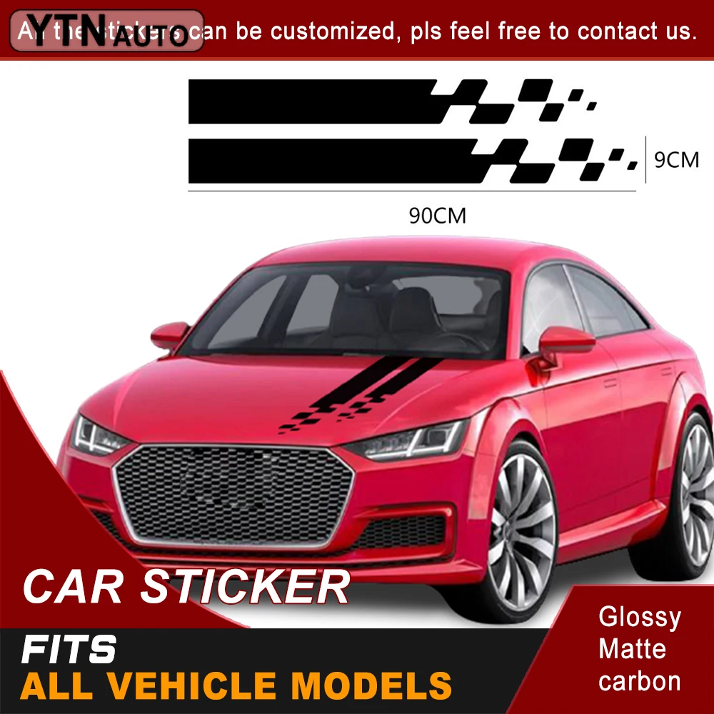 Car Sticker For Toyota Audi BMW Ford VW Toyota Mercedes Mitsubishi Honda Side Door Graphic Vinyl Modified Decorative Car Decal