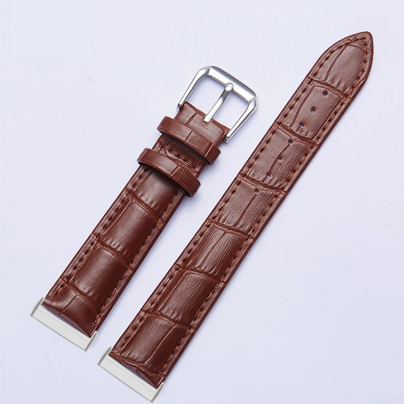 Essidi-Correa de cuero para reloj Fitbit Versa 3 4 para hombre y mujer, Lazo de cinta de reloj para Fitbit Sense 2