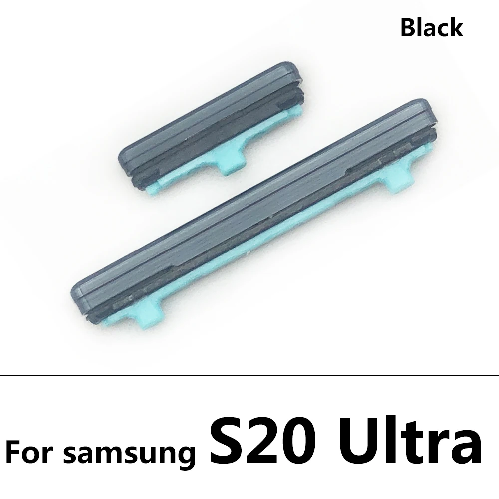 New Side Power Key + Volume Button Key Set Replacement Part For Samsung S20 / S20 Plus / S20 Ultra / S20 Fe