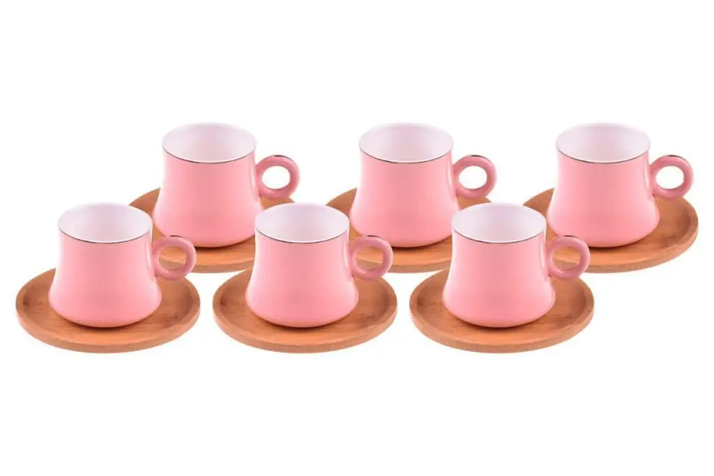 

DOLBOVI Bambum Harem 6 Personality porcelain coffee cup Pad Pink B1305 mug кружка coffee cup cup