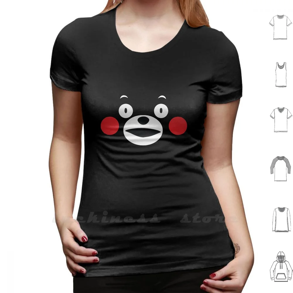 Kumamon T Shirt Ringer Cotton Anime Japanese Japan Kumamon Bear Cute Animal Cartoon