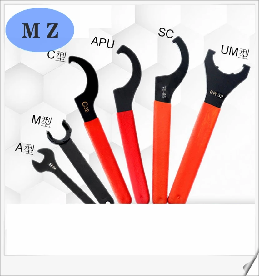 Tool handle tightening ER8M er11 er16 er20 er25 er32 er40 APU13 APU13 C25 C32 key tool holder spanner CNC machine parts