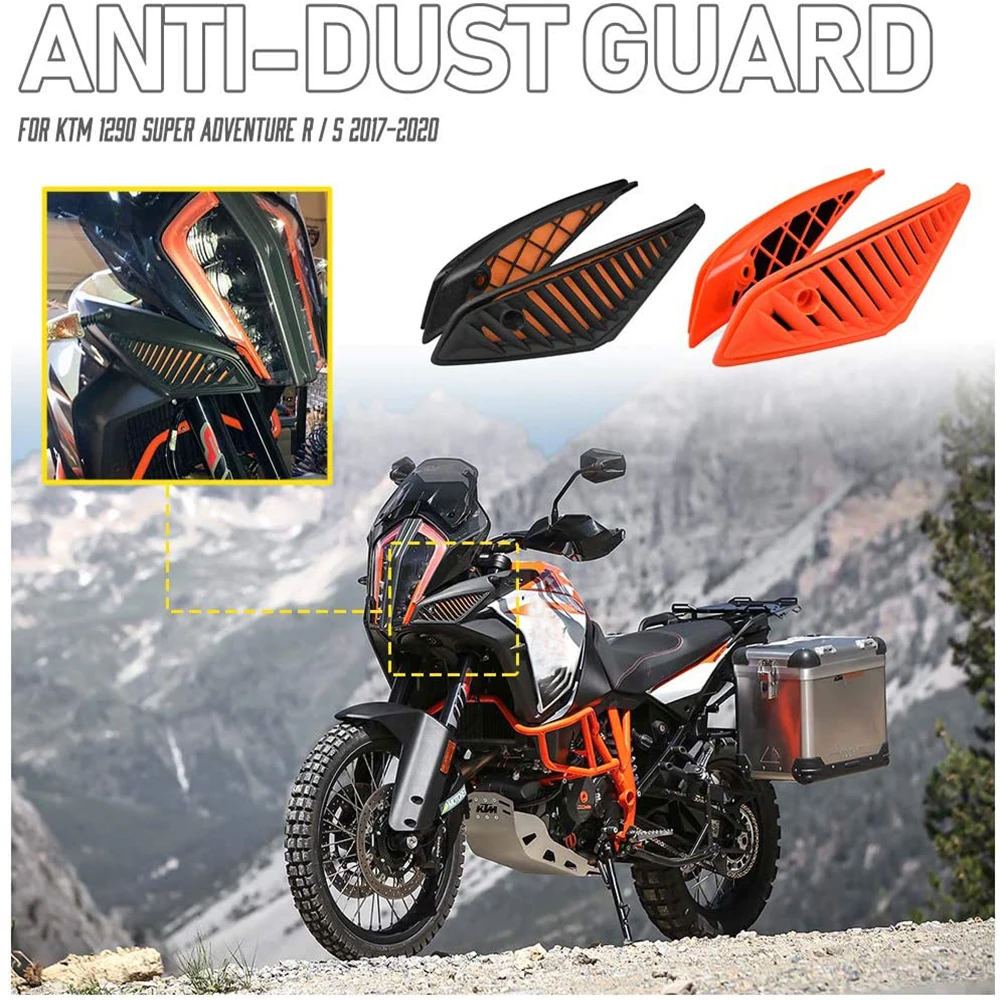 Aksesori sepeda motor KTM 1290 Super Adventure ADV S R 2017 2018 2019 2020 pelindung debu Filter udara baru oranye hitam