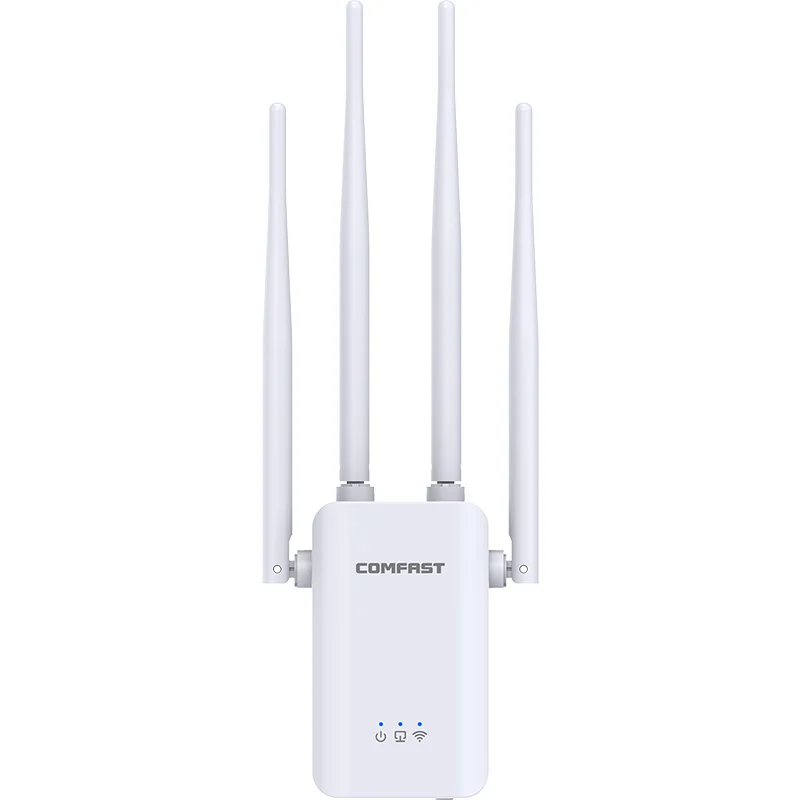 

comfast 300Mbps 4 Antenna Wireless Amplifier Wi-fi Extender WIFI Booster CF-WR304S Repeater RJ45 port AP relay router client