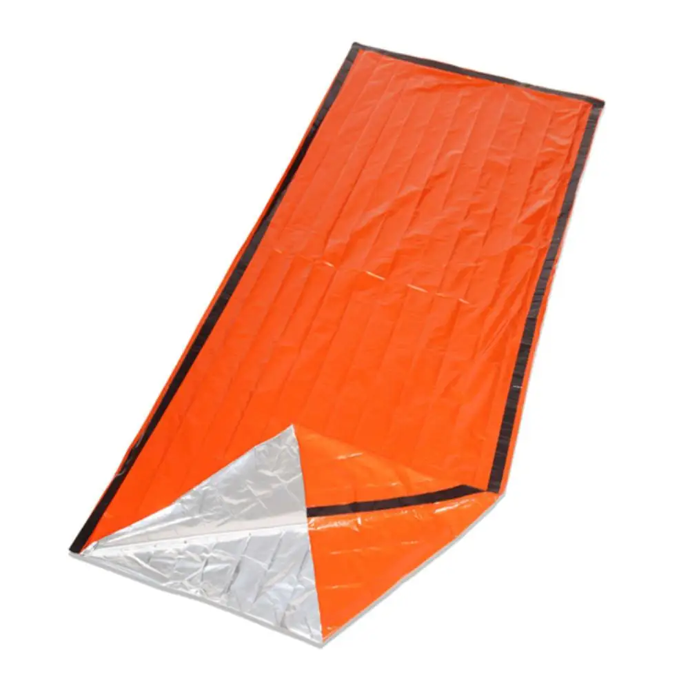 Outdoor Emergency Sleeping Bag Waterproof Insulation Aluminized First Aid Ultralight Survival Thermal Bivy Sack For Camping