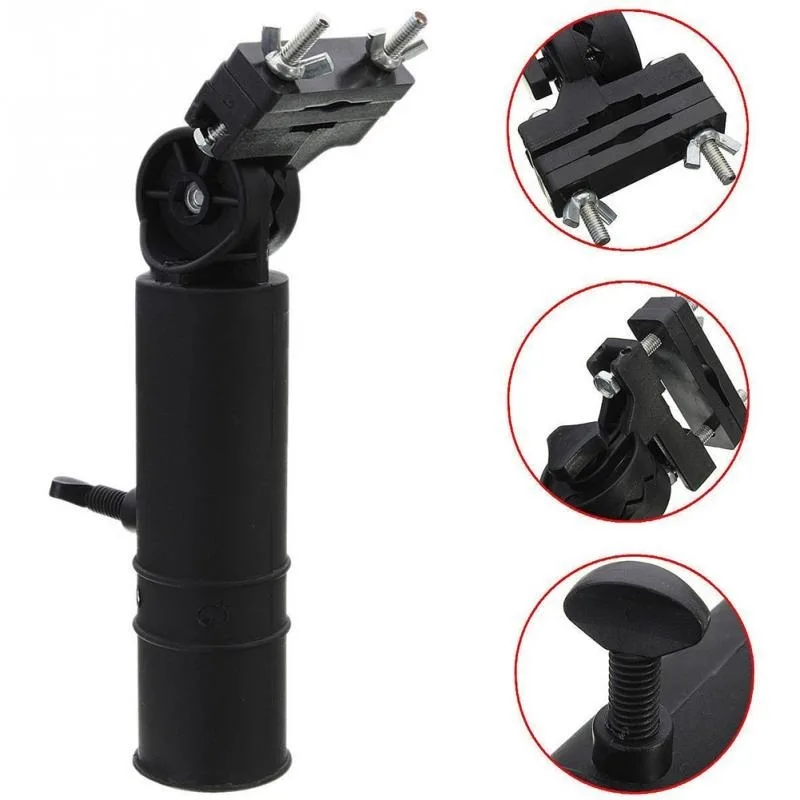 Universal Adjustable Black Golf Cart Umbrella Holder Stand For Buggy Cart Baby Stroller Pram Wheelchair Trolley Accessories