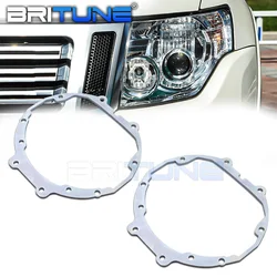 Installation Bracket Mount Frame For Mitsubishi Pajero Wagon IV Van SHOGUN Headlight Hella Bi-xenon Projector Lens Accessory