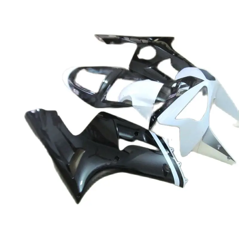 

Lowest Price Injection Molding Bodyworks for Kawasaki Ninja ZX6R fairing kit 2003 2004 white black fairing set zx6r 03 04 GV14