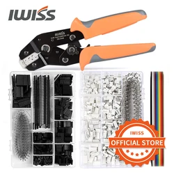 IWISS – Kit de pinces à sertir à cliquet SN-2549, de 0.08 à 1.0 mm², de 18 à 28awg, pour Terminal PH2.0/XH2.54/2.54/2.8/3.0/3.96/4.8/KF2510/JST