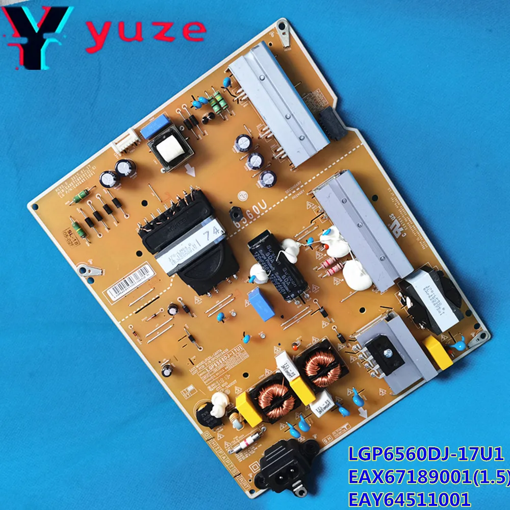 Power Supply Board LGP6560DJ-17U1 EAX67189001(1.5) EAY64511001 PLDL-L607A 3PCR01943B For LG 60UJ6300-UA 65LG63CJ-CA 60UJ6050-UA