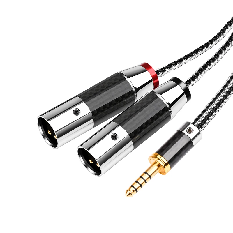 Hifi 4.4mm to 2XLR Cable High Quality Siver-Plated OCC Sony WM1A/1Z PHA-1A/2A Z1R 4.4mm Upgrade Cable