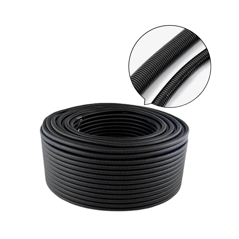 PE Corrugated Pipe Wire Hose Threading Pipe PP Flame-retardant PA Plastic Electrician Casing Polyethylene Protective Pipe