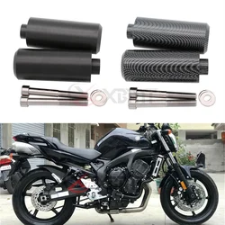 No Cut Motorcycle Accessories Frame Sliders Falling Crash Engine Protector For Yamaha FZ6 Fazer 2004 2005 2006 2007 2008