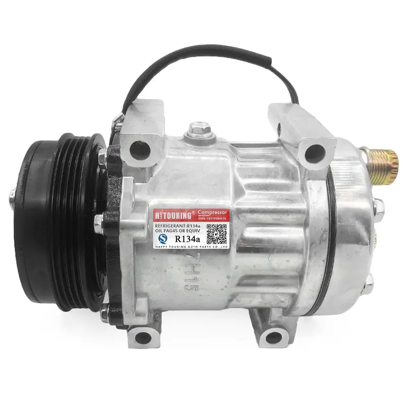 SANDEN SD7H15 AC A/C Compressor Pump For Car LAND ROVER DEFENDER LD Pickup 2.5 Td5 JPB101200 TSP0155160 8FK351132231 SD 8076 4PK