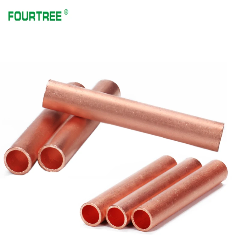 GT Copper Wire Cable Hole Passing Connecting Sleeve Tube Ferrule Lug Connector Crimp Terminal GT-10/16/25/35/50/70/95/120mm2