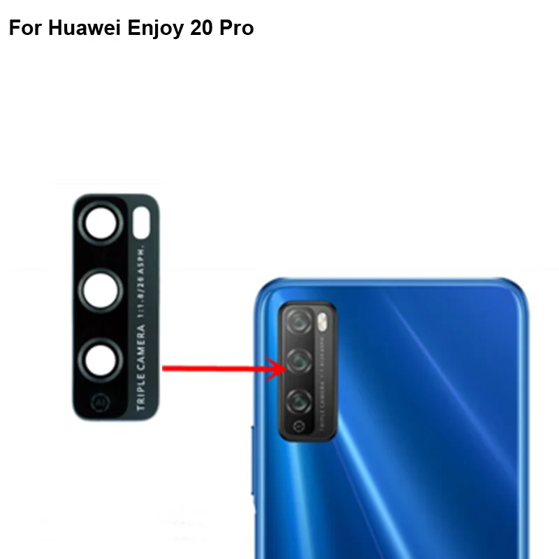 For Huawei Enjoy 20 Pro Replacement Back Rear Camera Lens Glass Enjoy20 Pro Glass lens Parts Enjoy 20pro DVC-AN20