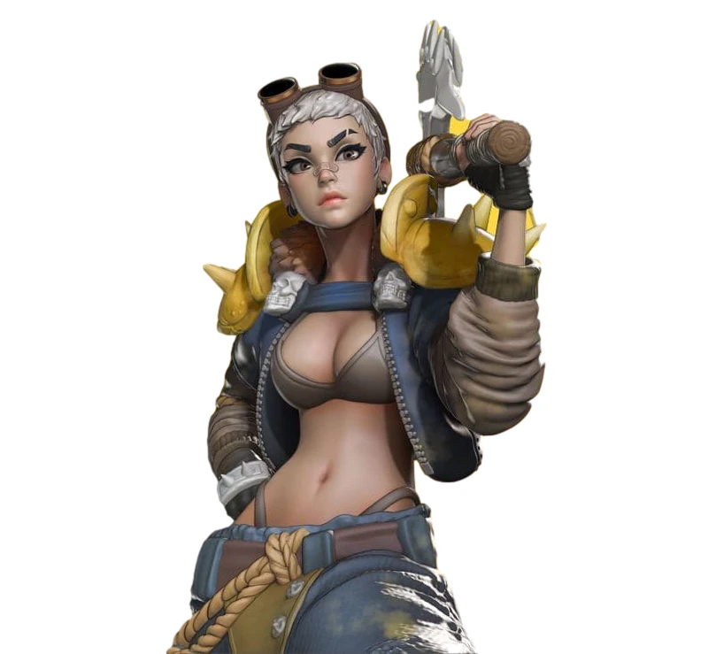 1/24 75mm  1/18 100mm Resin Model Kits Beautiful Girl Savage Woman Warrior Figurine Unpainted No Color RW-059
