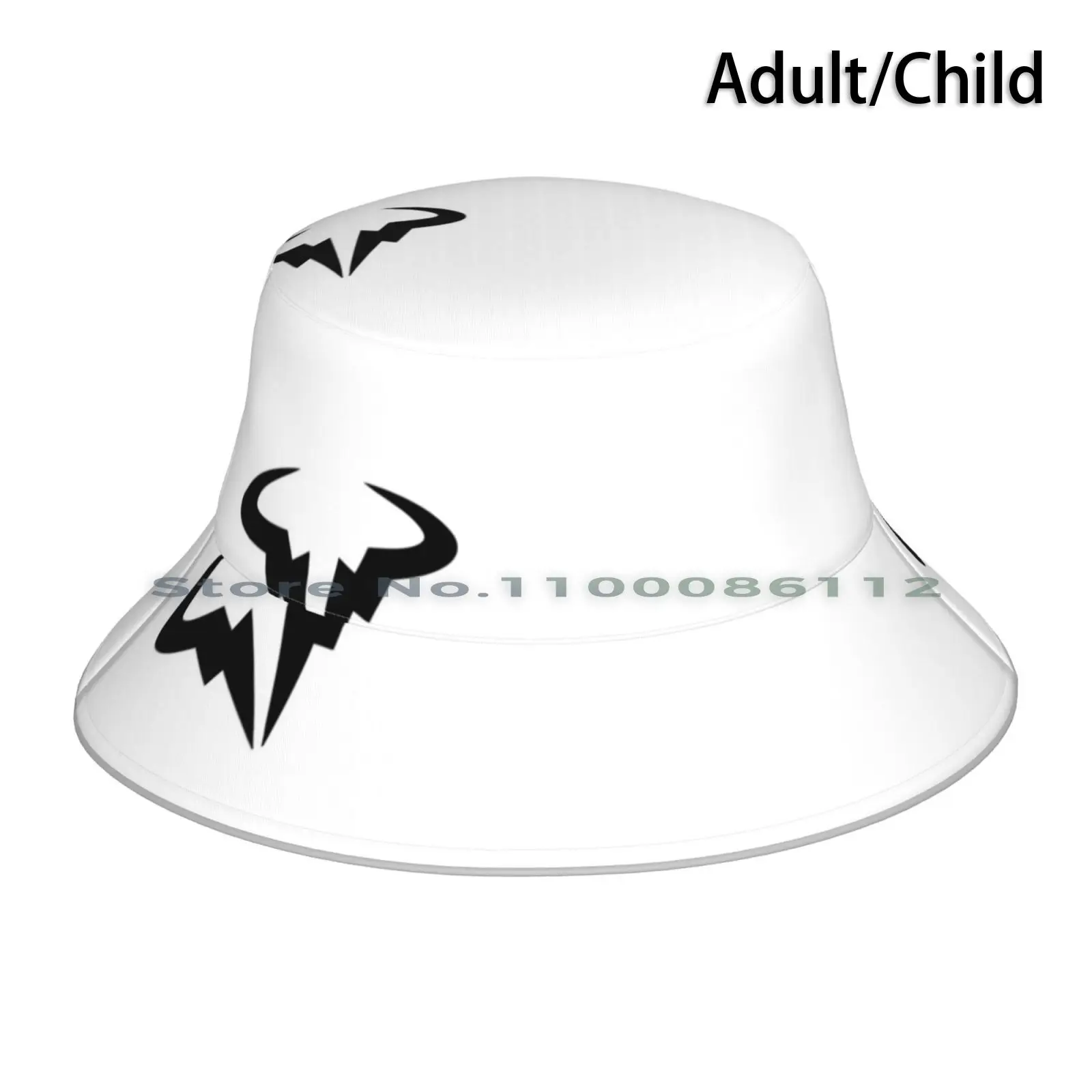 Rafa Nadal Logo-The King Of Clay Bucket Hat Sun Cap Rafa Logo Rafa Nadal Rafael Nadal Ralel Nadel Lawn Tennis Badminton Table