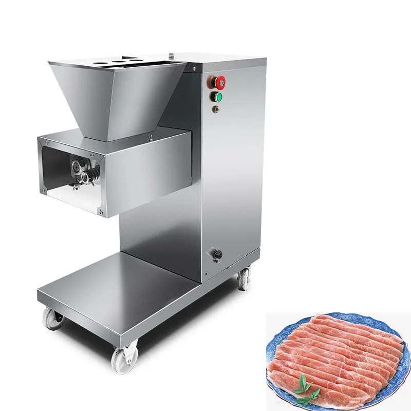 

500KG/H Cut Meatting Machine Stainless Steel Electric Meat Cutter Automatic Meat Slicer Shred Cutter Dicing 220V/110V/380V