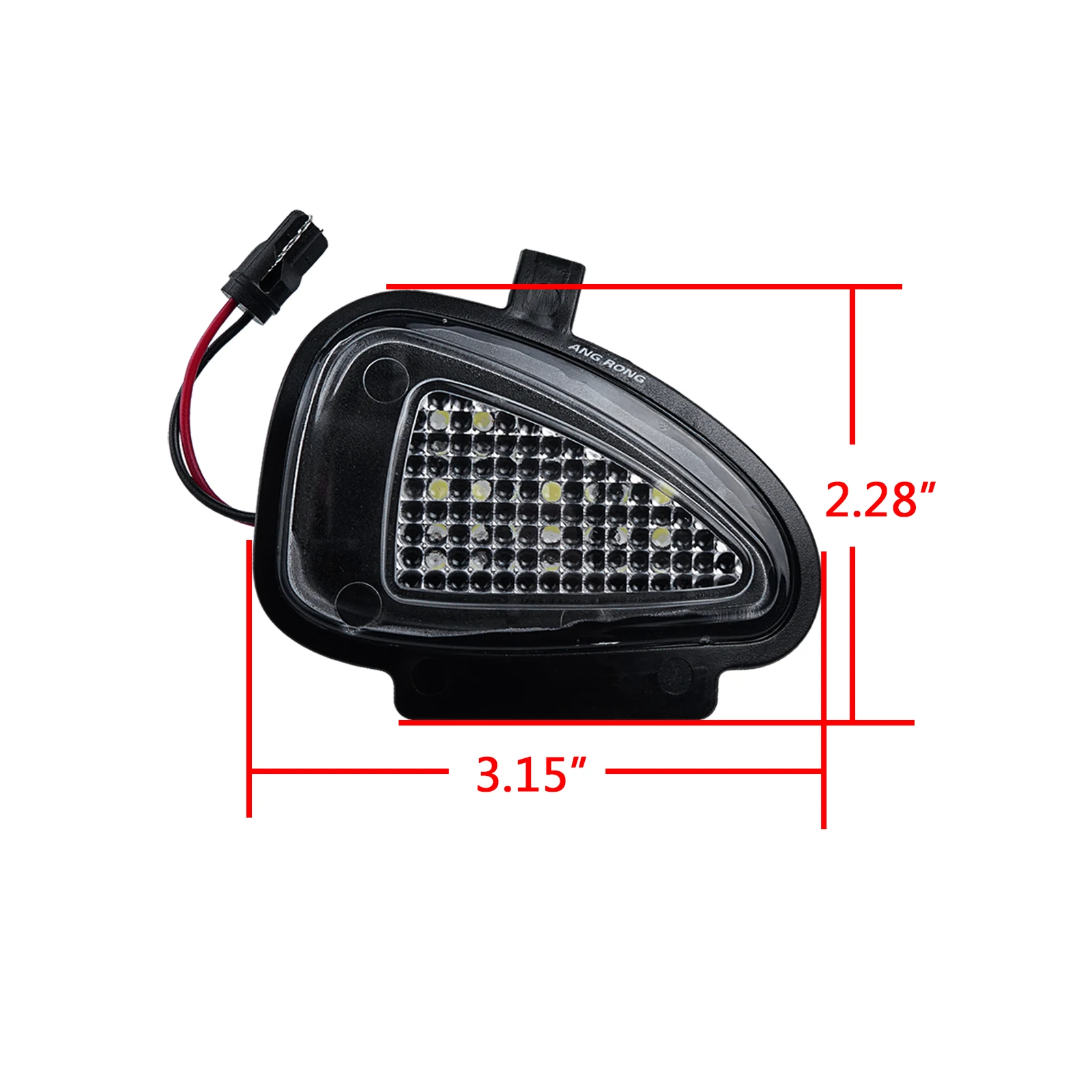 2x Luce per pozzanghera a LED sotto lo specchio per VW Golf MK6 Jetta MK4 Passat Eos Sharan Touran Tiguan