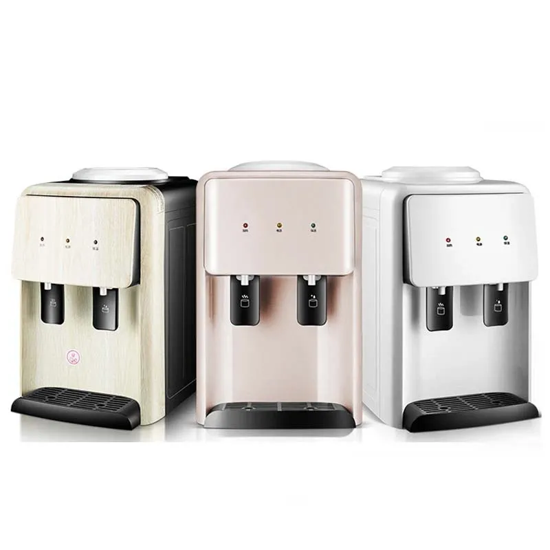 Water dispenser Ice hot desktop refrigeration hot water dispenser Dormitory mini small energy-saving ice warm water