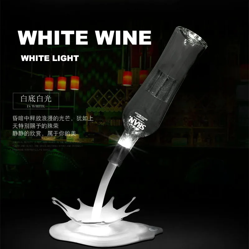 Pouring Wine Night Light Table Lamp Lol Surprise Touch RGB Beer Bottle Veilleuse New Year Decorations Cololight Bar Creative 3D