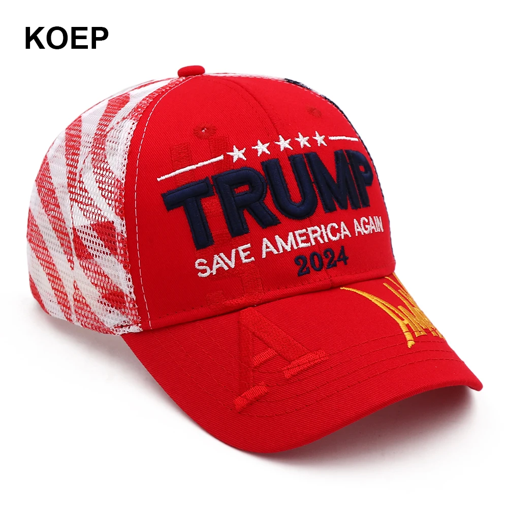 New Donald Trump 2024 Cap USA Baseball Caps SAVE AMERICA AGAIN Snapback President Hat Embroidery Wholesale Drop Shipping Hats