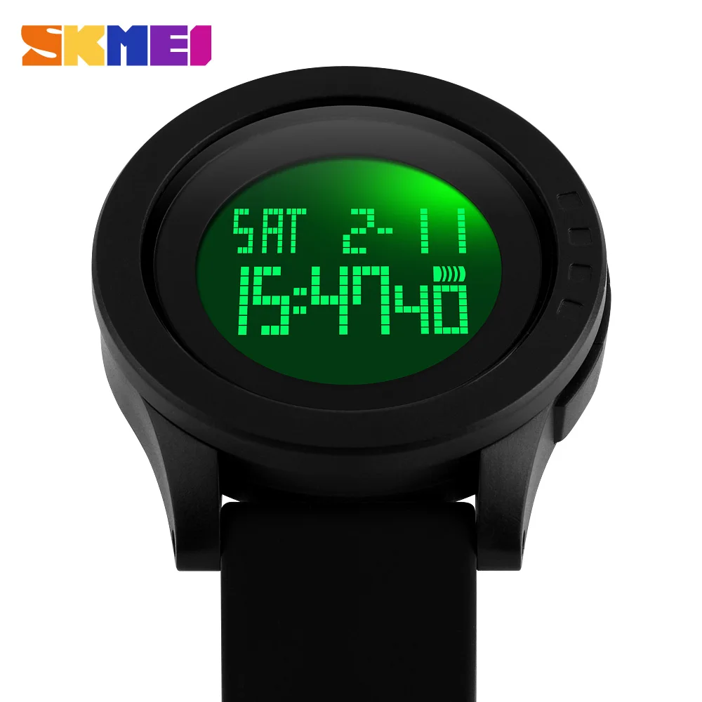 SKMEI Sport Watch Men LED Large Dial Digital Watch Waterproof Alarm Calendar Watches relogio masculino 1142