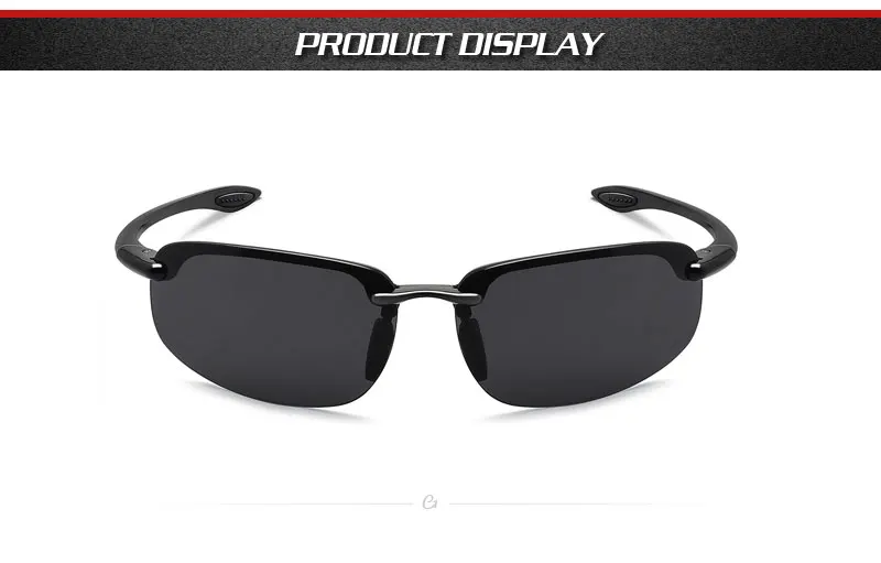 JULI Sport-Sonnenbrille für Herren und Damen, TR90, randloser Rahmen, UV400-Schutz für Radfahren, Laufen, Angeln, Baseball, Fahren, 8001 – Detail 12