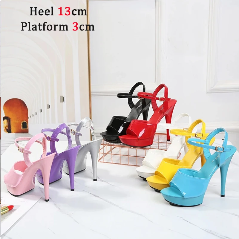 Super High Women Shoes Sexy Show Sandals 15 17 20 CM High Heels Sexy Platform Sandals Shoes for Club Naked Color Dress Shoes