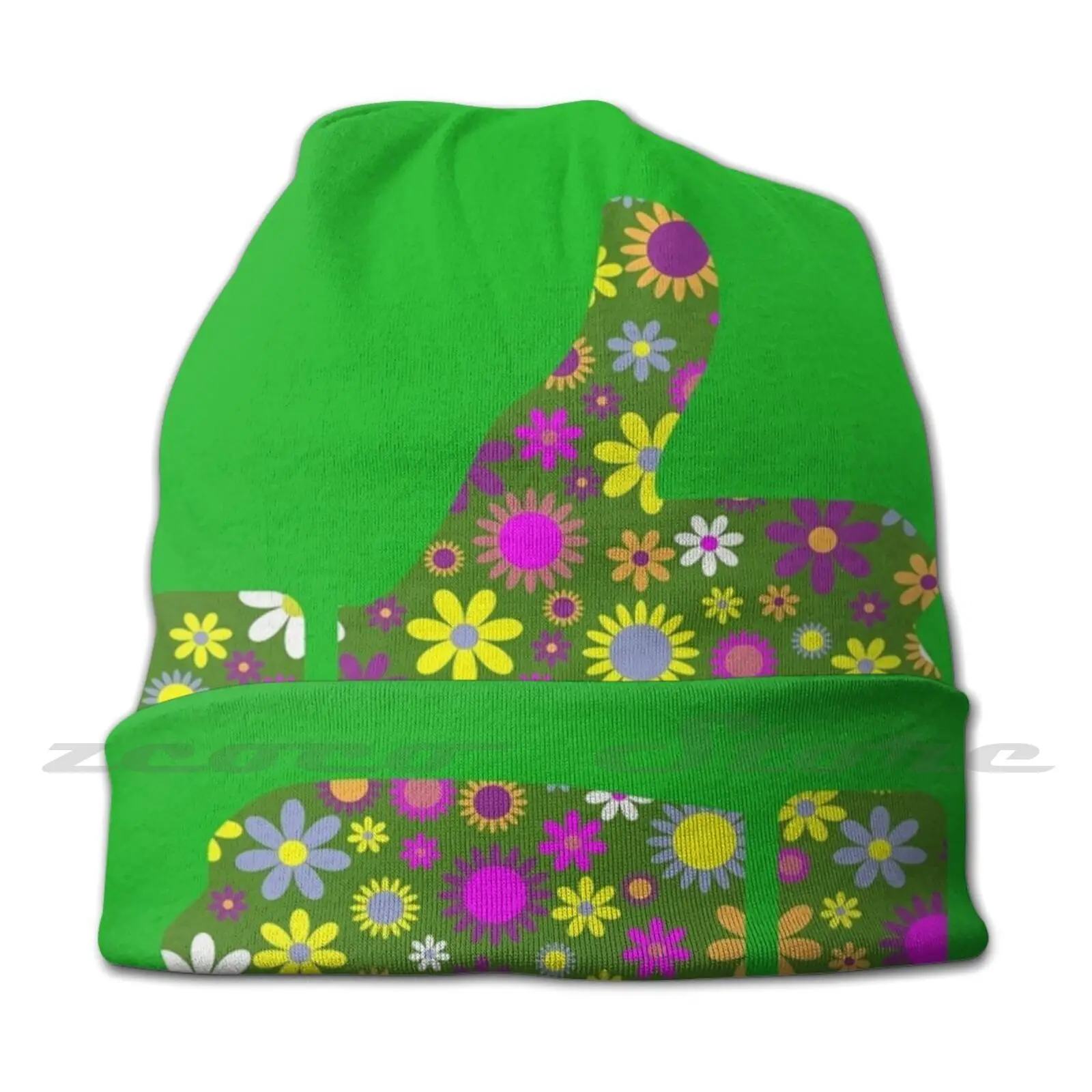 Flower Sprout Knit Hat Hedging Cap Soft Elasticity Outdoor Sports Leisure Flower Sprout Grows