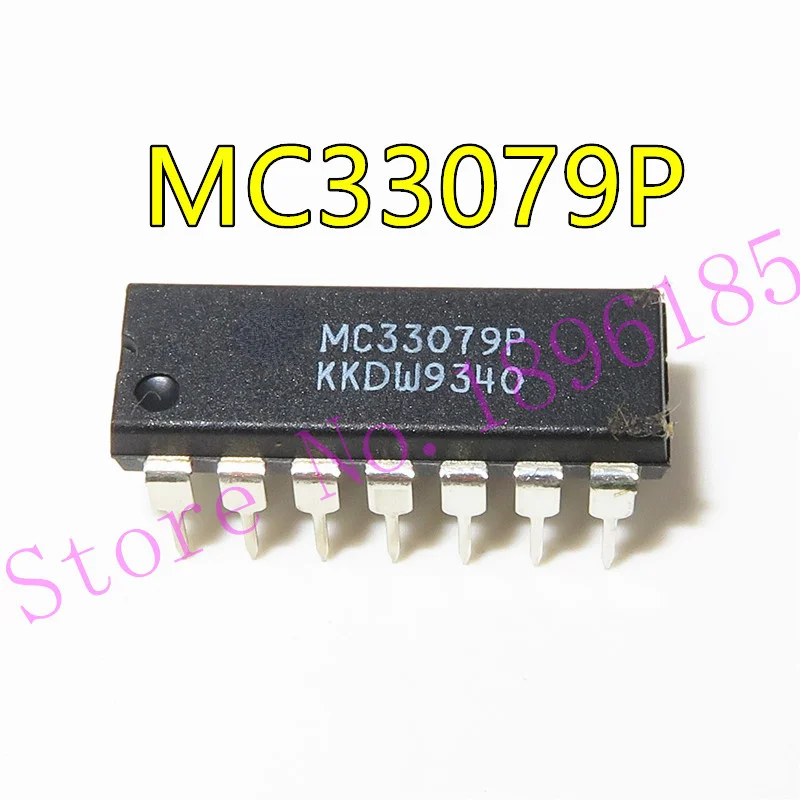 1pcs/lot MC33079P MC33079 DIP-14 In Stock DUAL/QUAD LOW NOISE OPERATIONAL AMPLIFIERS