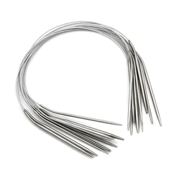 Knitting Tool 1.6-4.8mm Stainless Steel Circular set of Knitting Needles Crochet Needles Pins Needle Craft Tools For DIY Weaving