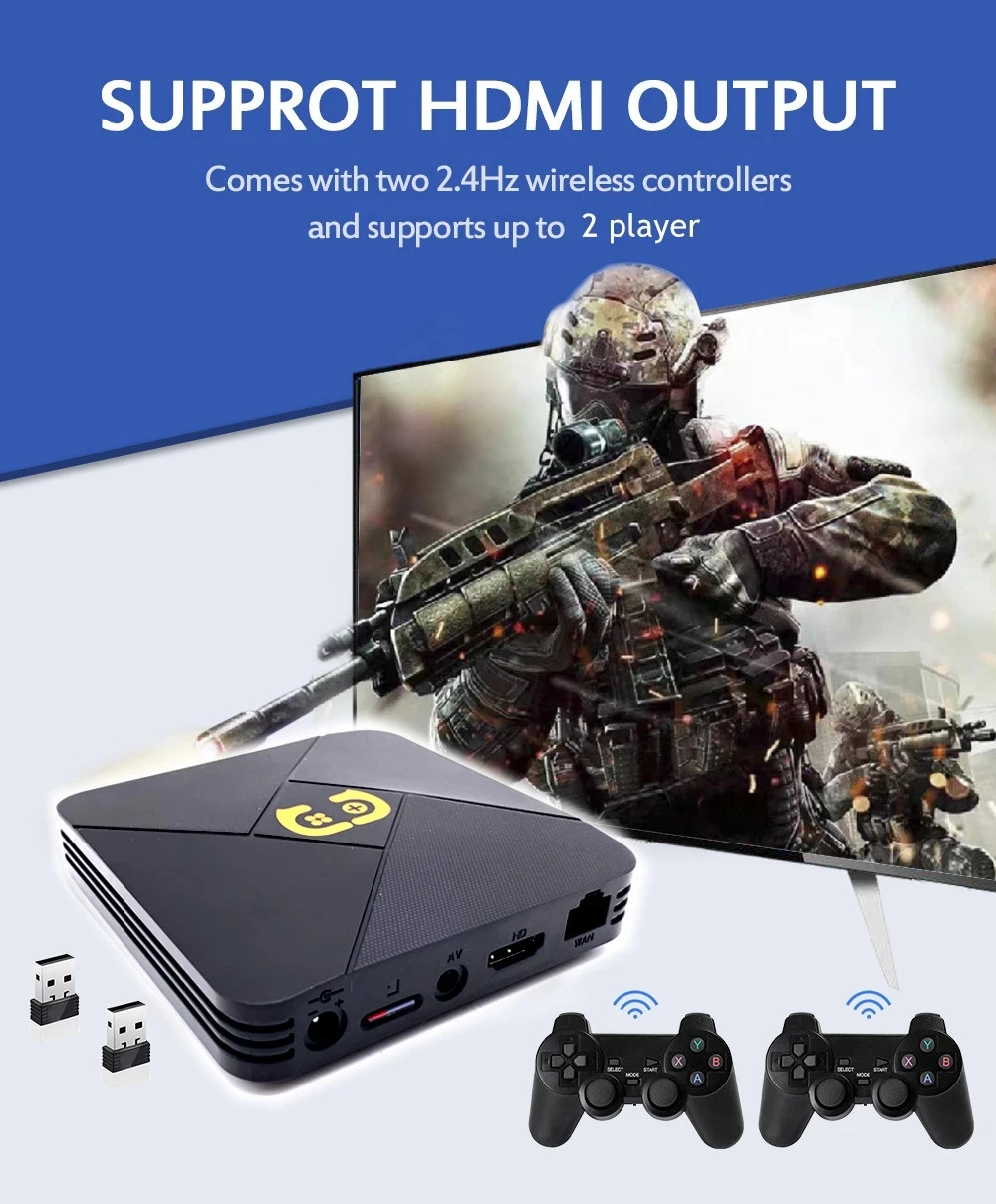 2023 NEW PS5600 Best retro TV BOX Game Console for PS1/PSP/SFC/NEO/Arcade/GBA/N64 Video Game Console with 5600 games 3D games