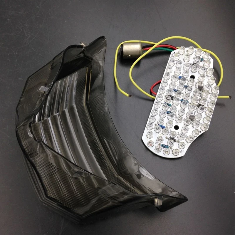 Smoke LED Tail Brake Turn Signal Light Fit For Yamaha FZ6 Fazer 600 2004-2014