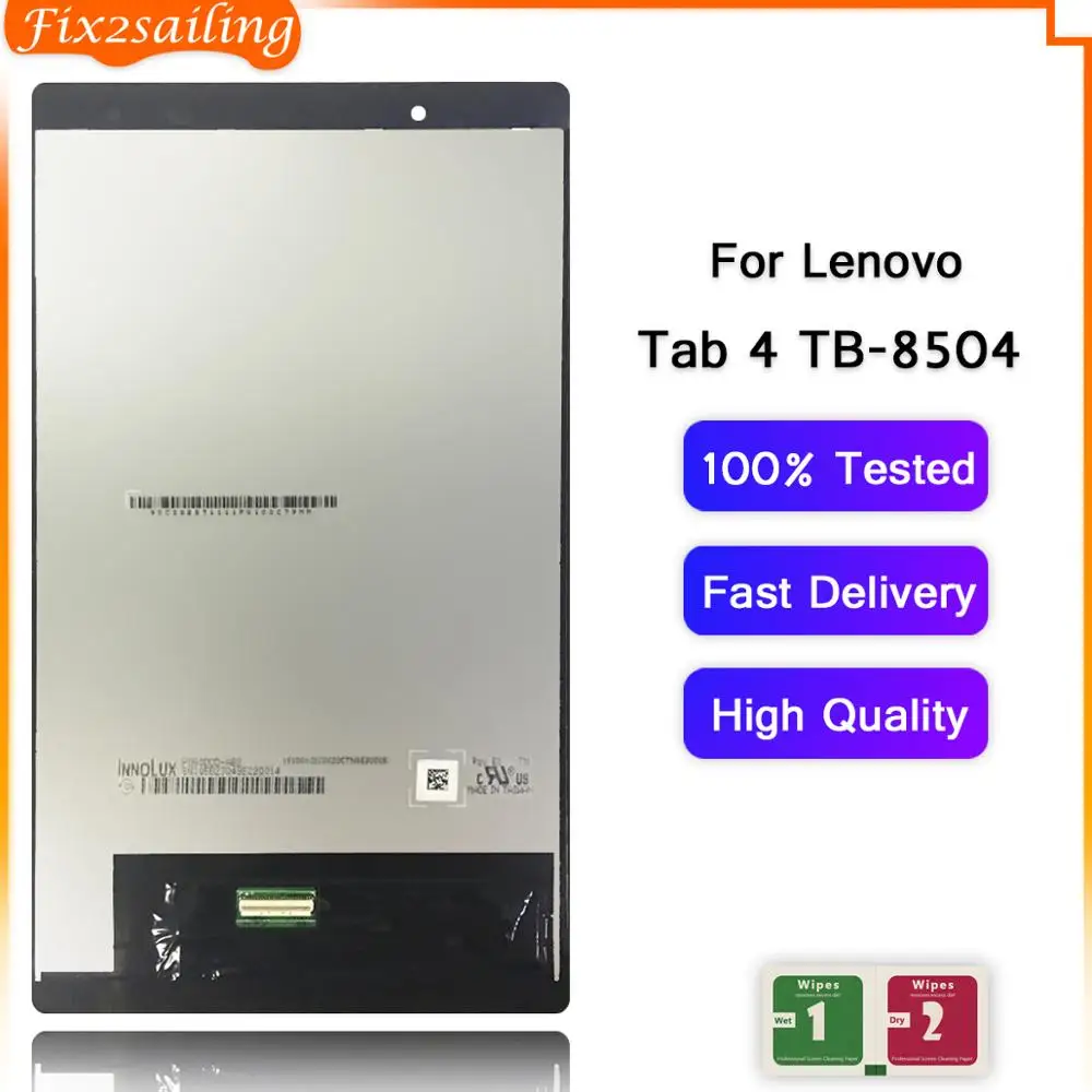 For Lenovo Tab 4 TB-8504X LCD Display Touch Screen Digitizer Assembly For Lenovo Tab 4 TB-8504X TB-8504 TB-8504P Tablet LCD