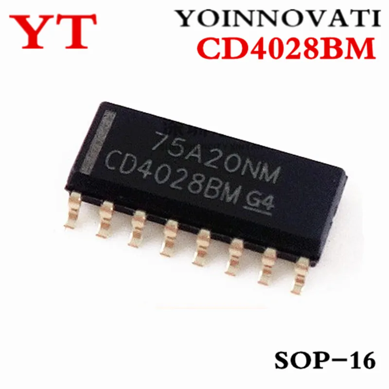 

10pcs/lot CD4028BM CD4028 4028 SOP16 IC Best quality