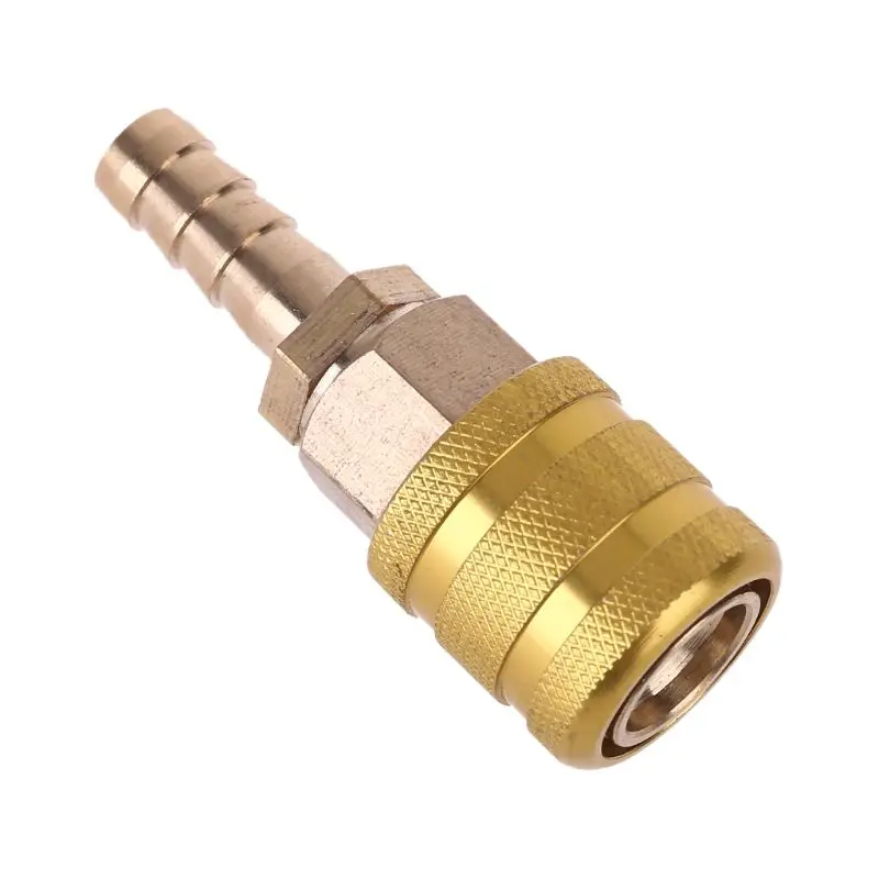 

Hardware Coupler and Plug 8mm Solid Brass Quick Connect Air Fittings 1/4" NPT Thickened Copper Inflatable joint