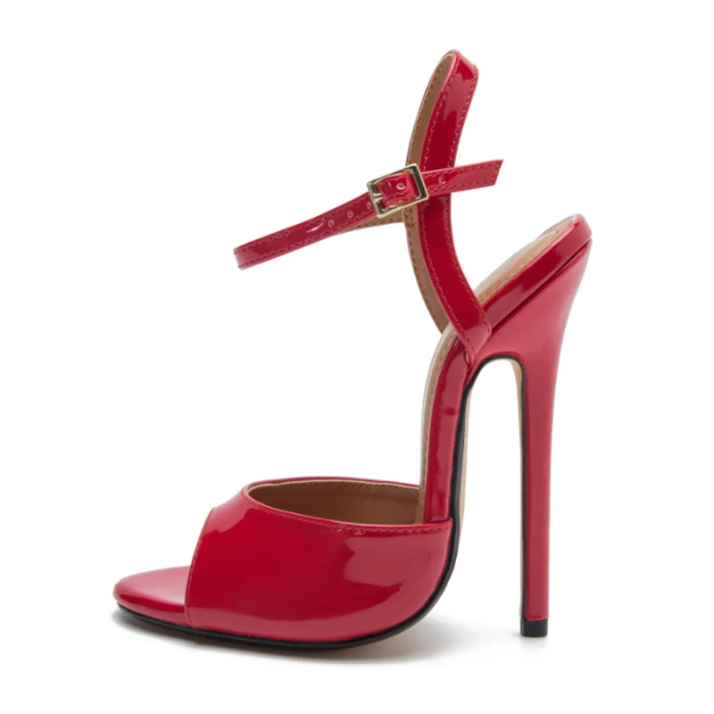 2024 New Summer Ladies Party Woman Sandals Sexy Women's Shoes Open Toe Hollow 14CM Fashion Show High Heels 8-16 17