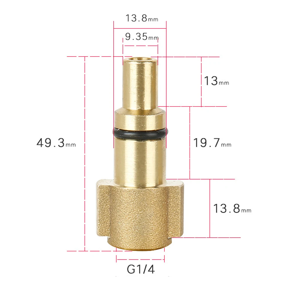 High Pressure Washer Adaptor for Lavor Patriot Sterwin to  G1/4 Quick Connect Adaptor Gun Lance Snow Foam Lance Metal Lance