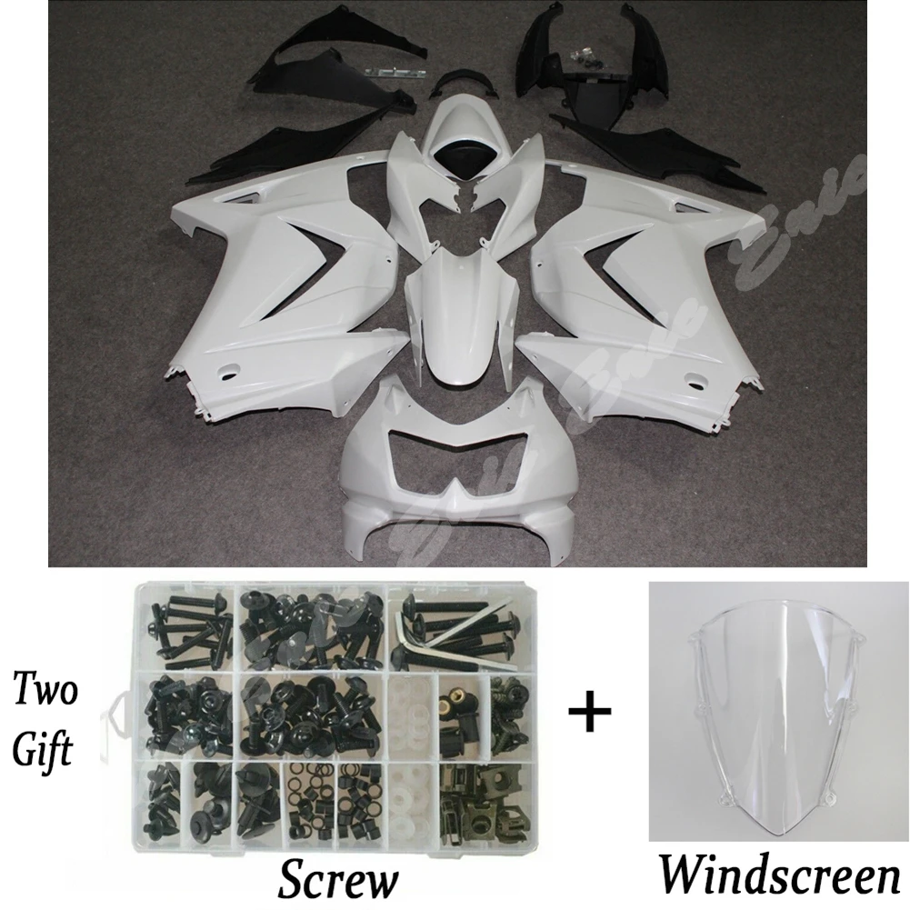 

Unpainted Injection Body Work Race Fairing Set Kit For Kawasaki Ninja 250R EX250 2008 2009 2010 2011 2012